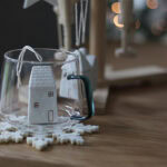 Podkładka filcowa w kształcie śnieżynki