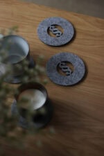 Podkładka filcowa w kształcie koła z paragrafem - obrazek 3