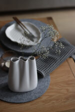 Okrągła filcowa podkładka pod talerz średnica 30cm. - obrazek 2