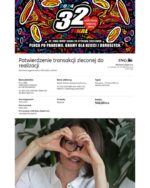 Podkładka filcowa w kształcie koła z serduszkiem dla WOŚP - obrazek 8