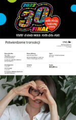 Podkładka filcowa w kształcie koła z serduszkiem dla WOŚP - obrazek 10