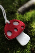 Filcowa zawieszka - czerwony muchomor - obrazek 13