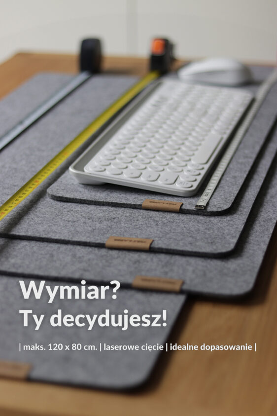 Filcowa mata na biurko - wybierz swoje rozmiary - obrazek 2