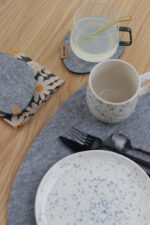 Filcowa podkładka o nieregularnym kształcie kamienia - obrazek 8