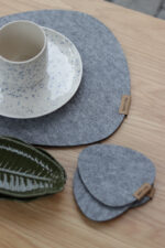 Filcowa podkładka o nieregularnym kształcie kamienia - obrazek 10