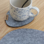 Podkładka filcowa w kształcie kamienia