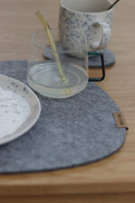 Filcowa podkładka o nieregularnym kształcie kamienia - obrazek 4