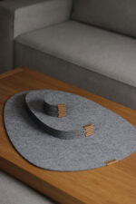 Filcowa serweta o nieregularnym kształcie kamienia 55x70cm - obrazek 16